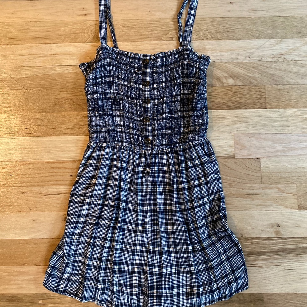 Hollister plaid romper. Size medium